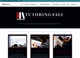 tutoring4all.com.au