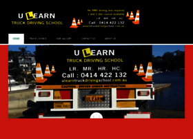 ulearntruckdrivingschool.com.au