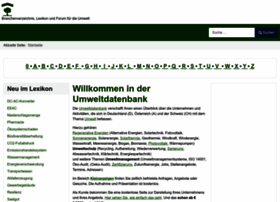 umweltdatenbank.de