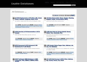 usabledatabases.com