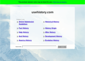 usehistory.com