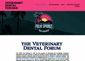 veterinarydentalforum.org