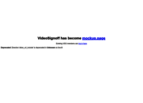 videosignoff.com