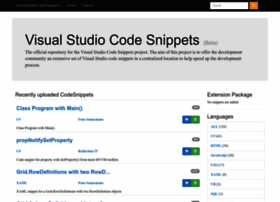 visualstudiocodesnippets.com
