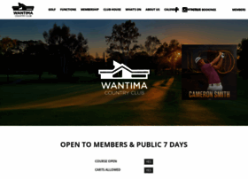 wantimacountryclub.com.au