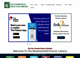 weathersfieldproctorlibrary.org