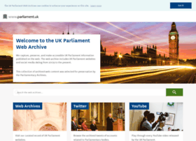 webarchive.parliament.uk