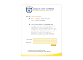webmail.georgian.edu