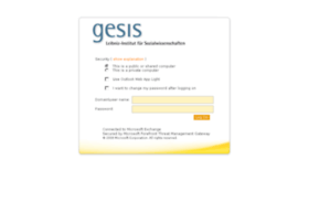 webmail.gesis.org