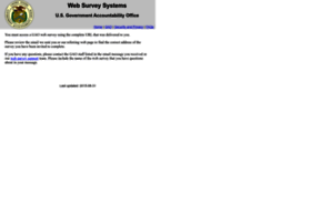 websurveys.gao.gov