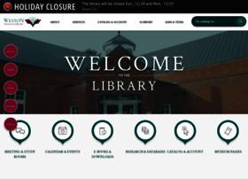 westonlibrary.org