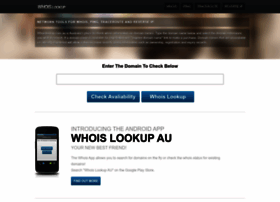 whoislookup.com.au