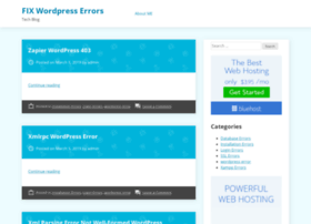 wordpress-errors.info