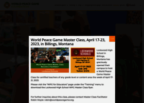 worldpeacegame.org