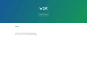 wtxt.io