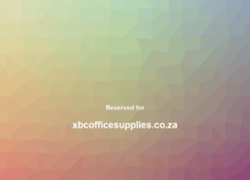 xbcofficesupplies.co.za