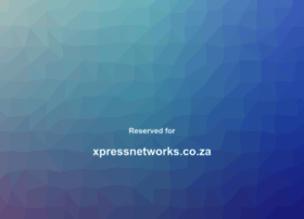 xpressnetworks.co.za